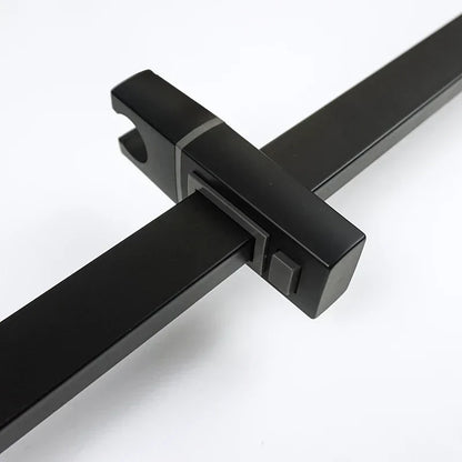 DecorBites™ Black Shower Slider Adjustable Rail Set 3 Functions Simple Style 1.5M Hose