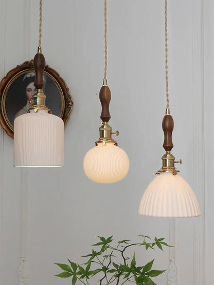 ™ Japanese Ceramic Pendant Light Scandinavian Style Luxury Lamp