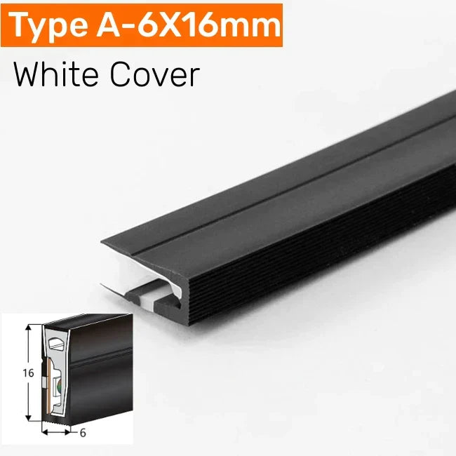 DecorBites™ Black Silicone Tube LED Neon Light for Outdoor Flexible Strip Lights