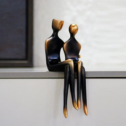 DecorBites™ Abstract Art Lover Resin Statue Decoration Valentine's Anniversary Gift