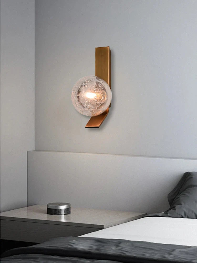 DecorBites™ Bubble Glass Wall Sconce Lamps LED Modern Background Light