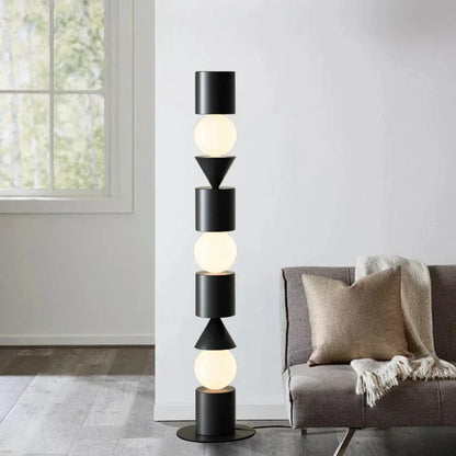 DecorBites™ Black LED Floor Lamp for Home Decorative Lighting