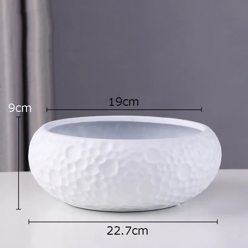 DecorBites™ Ceramic Vase Modern Decor Ornaments Pot Plants Flower Arrangement Ornamental Decor vase