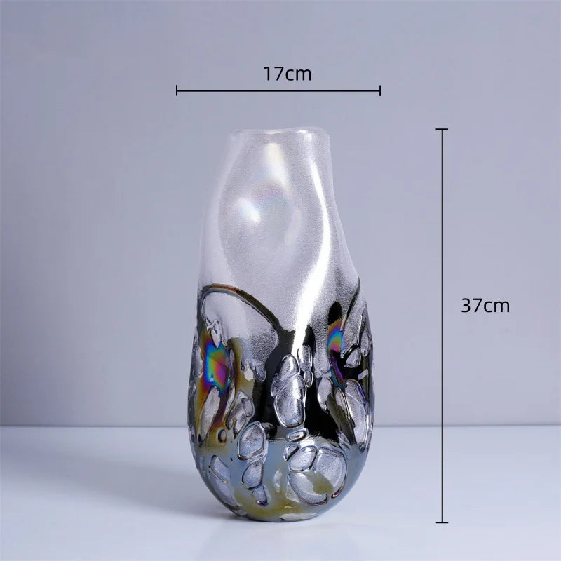 ™ Gradient Glass Vase for Home Decor and Floral Arrangements