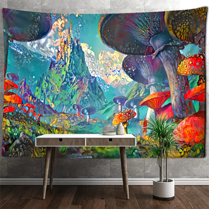 ™ Jellyfish Underwater Tapestry: Psychedelic Alien Art for Home Decor