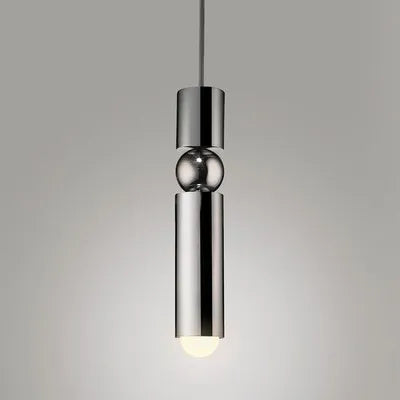DecorBites™ Black Gold LED Tube Pendant Lamp for Home Shop Glass Chandelier