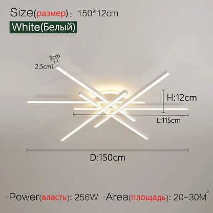 2023 DecorBites™ Nordic LED Ceiling Chandelier for Living, Dining, and Bedroom