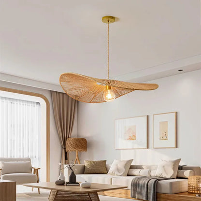 DecorBites™ Bamboo Wabi Sabi Chandelier Pendant Lights - Nordic Retro Design for Home Decor