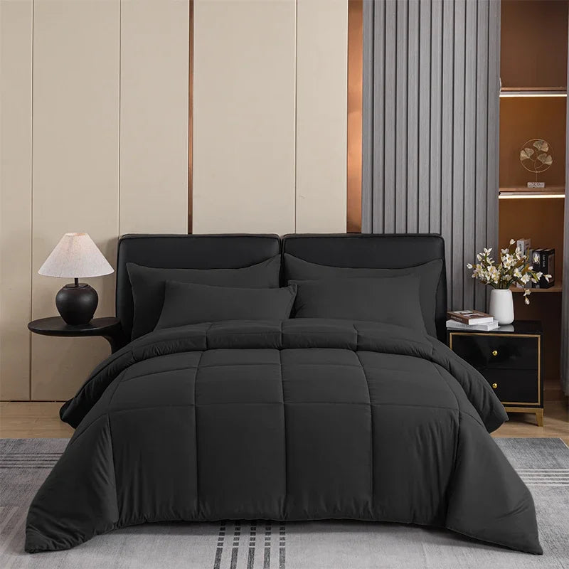 DecorBites™ Cozy Queen/King Duvet & Pillowcase Set - Soft, Breathable, Durable Blanket