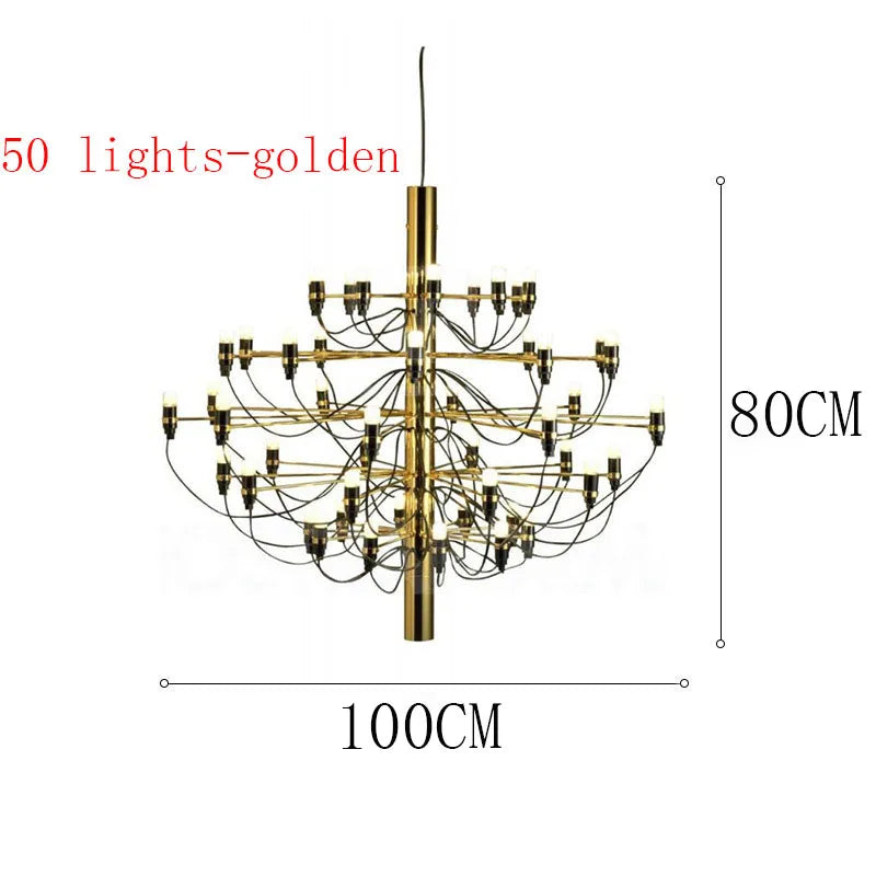 ™ LED Candle Chandelier: Elegant Italian Design Pendant Light for Home Decor