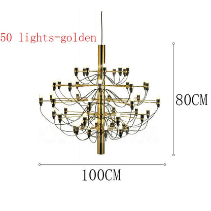 ™ LED Candle Chandelier: Elegant Italian Design Pendant Light for Home Decor