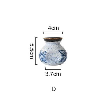 DecorBites™ Blue Ceramics Kitchen Seasoning Set