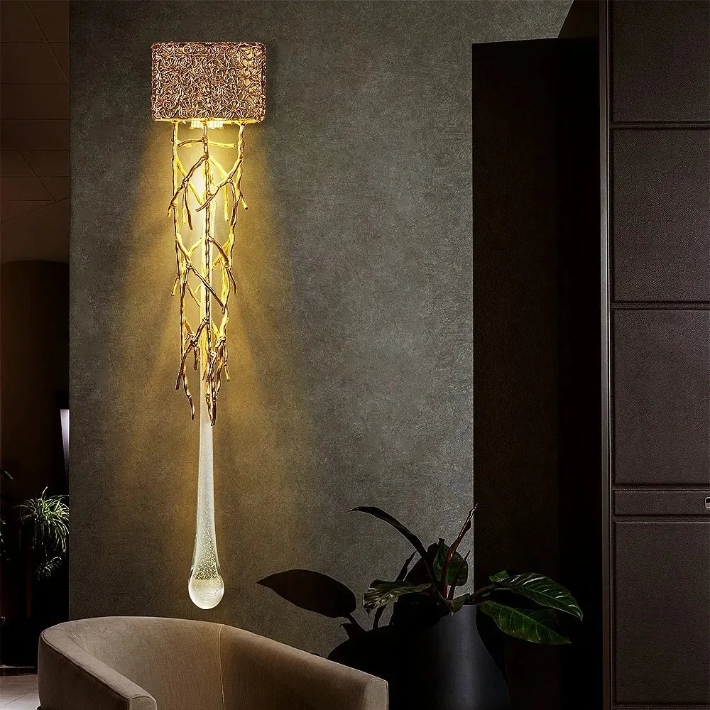 DecorBites™ Branch Art Cage Crystal Chandelier for Modern Dining Room Lighting