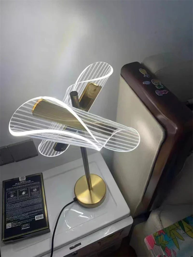 ™ LED Floor Lamp Minimalist Living Room Bedroom Standing Light Decor Virtual Fixture Acrylic Floor Lights