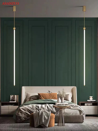 DecorBites™ LED Strip Pendant Lamp for Dining Kitchen Bedroom, Minimalist Design