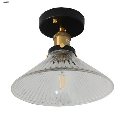 DecorBites™ Clear Glass LED Ceiling Lamp Copper Socket Modern Nordic Style Lighting