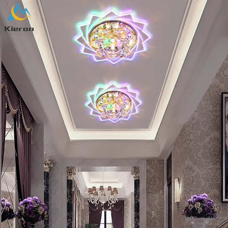 ™ Lotus Crystal LED Ceiling Lamp, Nordic Brights, Modern Style