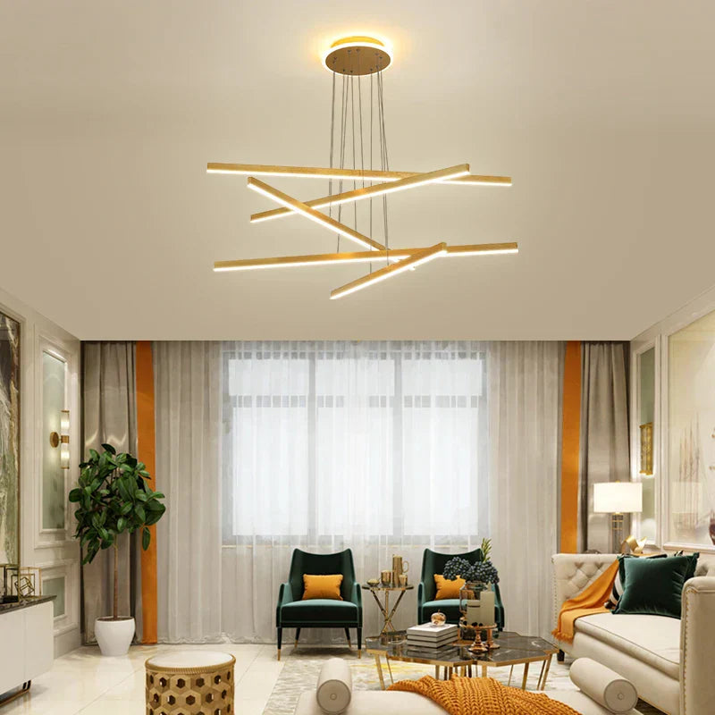 DecorBites™ Luminous Ceiling Plate Chandelier: Modern Aluminum LED Light for Living Room Dining Table