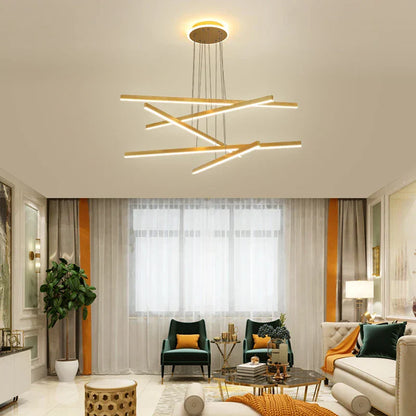 DecorBites™ Luminous Ceiling Plate Chandelier: Modern Aluminum LED Light for Living Room Dining Table