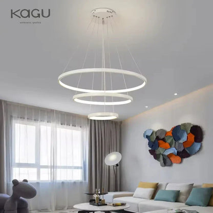 ™ LED Ceiling Chandelier Round Pendant Light for Modern Home Interior Lighting