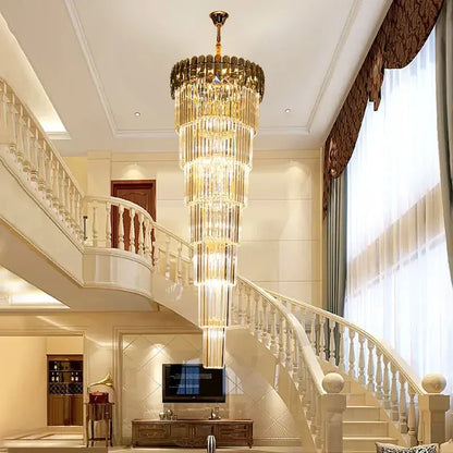 DecorBites™ Crystal LED Pendant Chandelier: Stylish Lighting for Home Decor & Elegant Spaces.