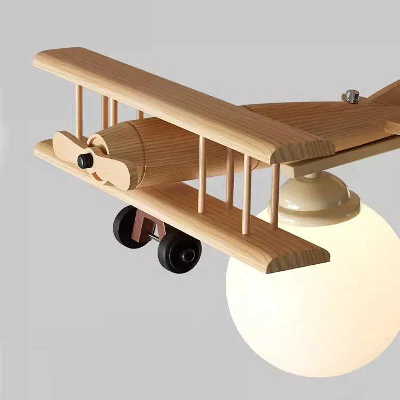 DecorBites™ Airplane Chandelier Light for Nursery Room Kid's Bedroom Ceiling LED E27