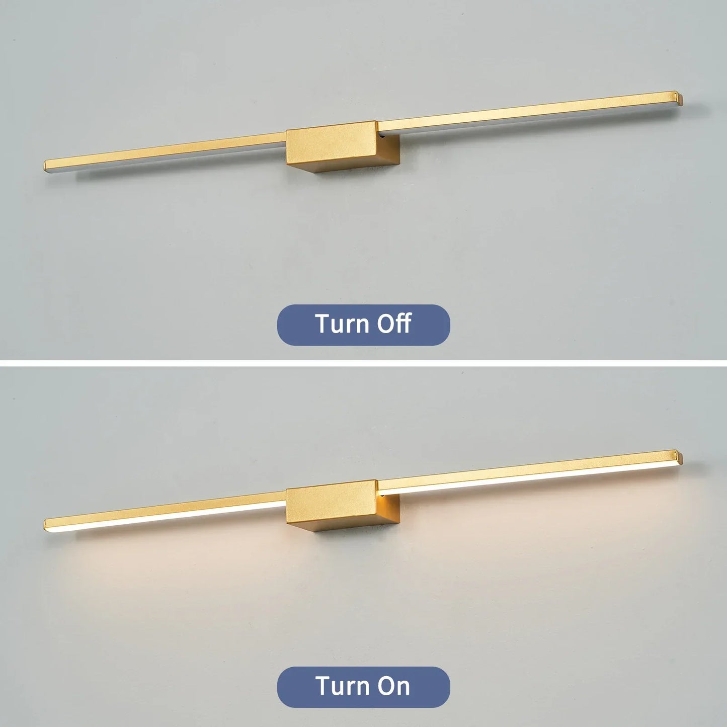 DecorBites™ LED Bathroom Mirrors with Lights, Wall Lamps, and Vanity Light Fixtures