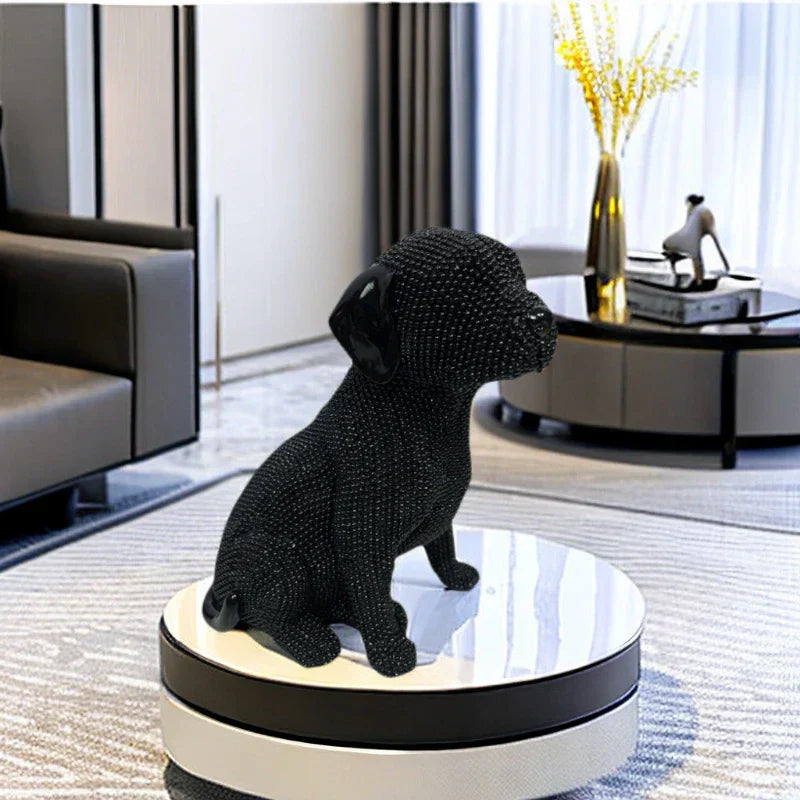 ™ Labrador Resin Dog Statue for Bookshelf and Office Display