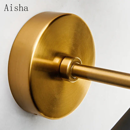 DecorBites™ Black LED Wall Lamp for Modern Home Lighting
