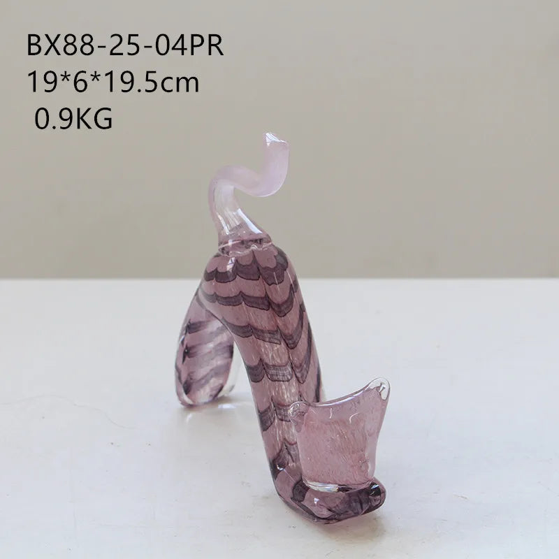 DecorBites™ Crystal Cat Figurine | Decorative Kitten Statue for Home Decoration