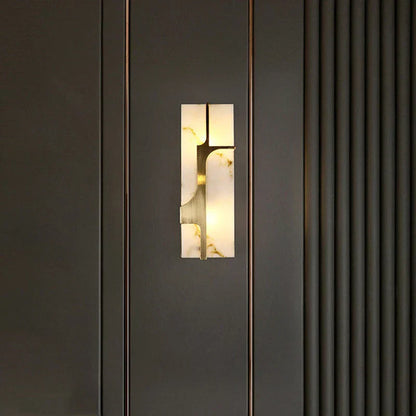 DecorBites™ Imitation Marble LED Wall Lamp - European Retro 50CM Villa Living Room Light