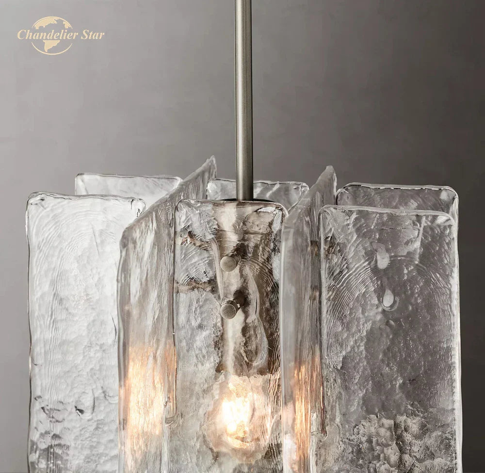 DecorBites™ LED Glass Pendant Light, Modern Small Chandeliers for Bedroom, Dining Room, Kitchen Island