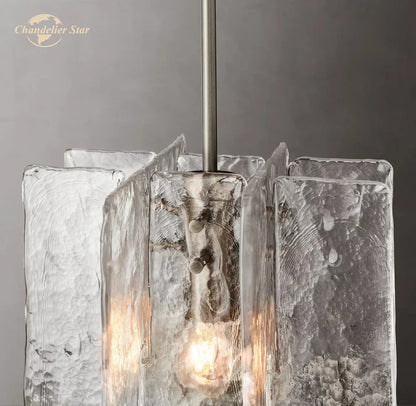 DecorBites™ LED Glass Pendant Light, Modern Small Chandeliers for Bedroom, Dining Room, Kitchen Island