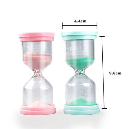 DecorBites™ Hourglass Sand Timer Set for Kids | Home Decor Clock & Gift