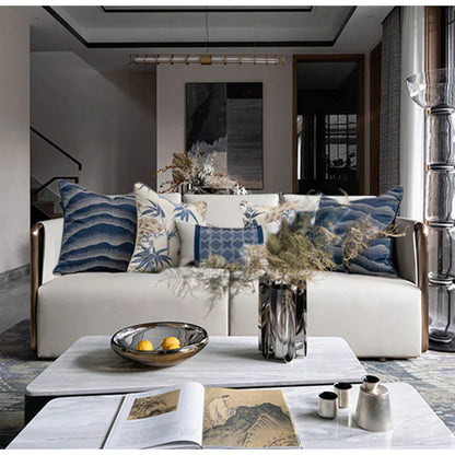 DecorBites™ Chinoiserie Decor Throw Pillow Cover 45x45cm for Living Room Bedroom