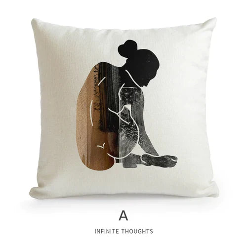DecorBites™ Geometric Artist Sofa Cushion Cover - Luxe Home Decor