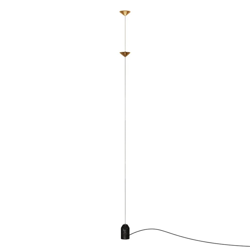 DecorBites™ Cone Design Art Iron Hanging Cable Floor Lamp