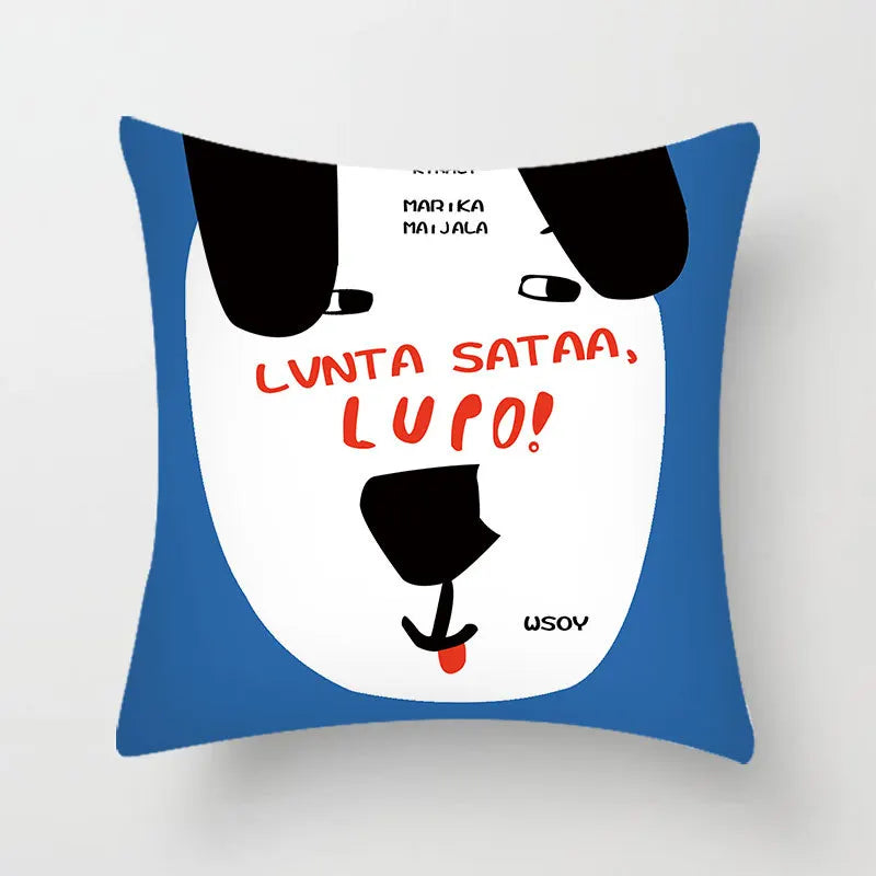 ™ Hello Cat Pillow Cover - Modern Design for Home Decor - Cute & Cozy