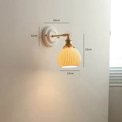 DecorBites™ Copper Arm LED Wall Sconce for Bedroom Bathroom Mirror Stair Light