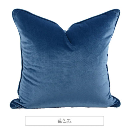 DecorBites™ Luxe Italy Velvet Pillowslip, High-Grade Cushion Case for Living Room Sofa