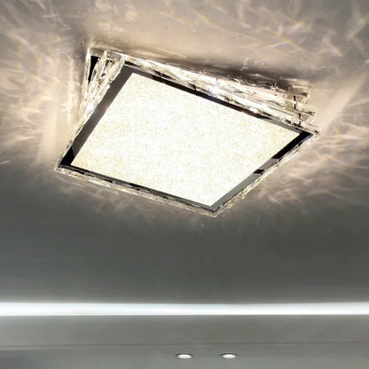 DecorBites™ Crystal Ceiling Lamp: Nordic Gold LED Light for Bedroom, Hotel, Office, Living Room.