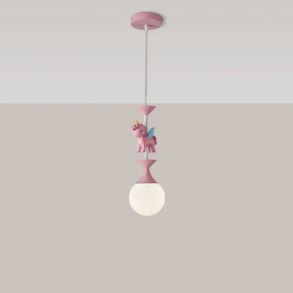 DecorBites™ Children's Carousel LED Chandeliers: Nordic Princess Decor Pendant Lights for Living Room