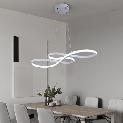 DecorBites™ Acrylic Chandelier LED Ceiling Light Minimalist Design for Dining Room