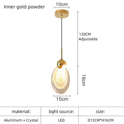 DecorBites™ Crystal LED Chandelier for Dining Room Decor