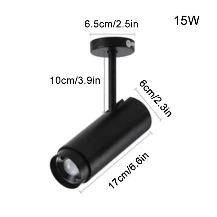 DecorBites™ Adjustable Beam Ceiling Spotlight for Store Office Bar Accent Lighting