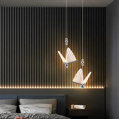 DecorBites™ LED Butterfly Pendant Light for Bedroom Living Room: Modern Chanderlier Fixture Lamps