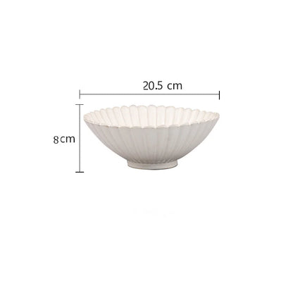 DecorBites™ Ceramic White Glaze Dinnerware Set