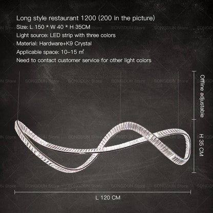 DecorBites™ Crystal Chandelier Luxury Designer Light for Elegant Living Spaces
