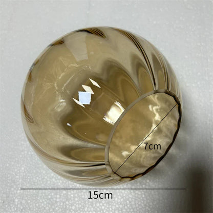 DecorBites™ Glass Ball Pendant Lamp Stained Wall Fixture Decor Accessories