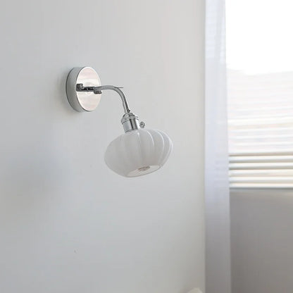 DecorBites™ Glass Wall Light Fixture with Pull Chain Switch, Adjustable Arm, Modern Nordic Design